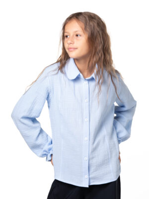 Блузка школьная из муслина