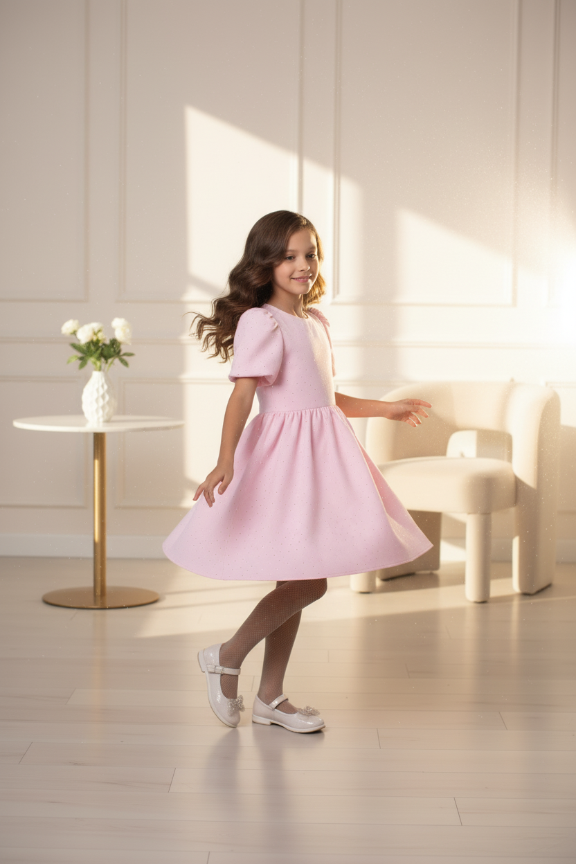 Платье нарядное на утренник со стразами — изображение 8