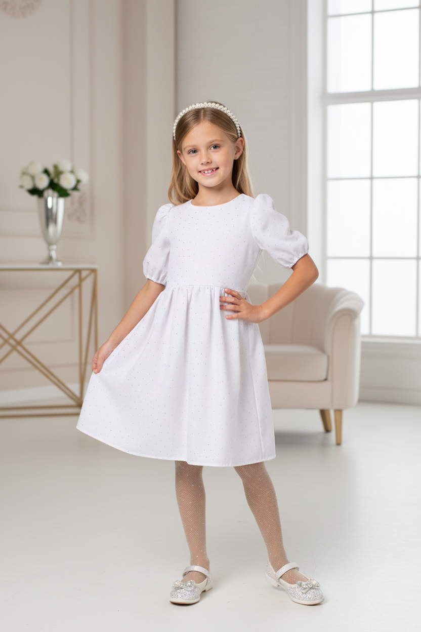 Платье нарядное на утренник со стразами — изображение 15