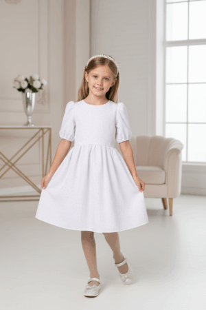 Платье нарядное на утренник со стразами