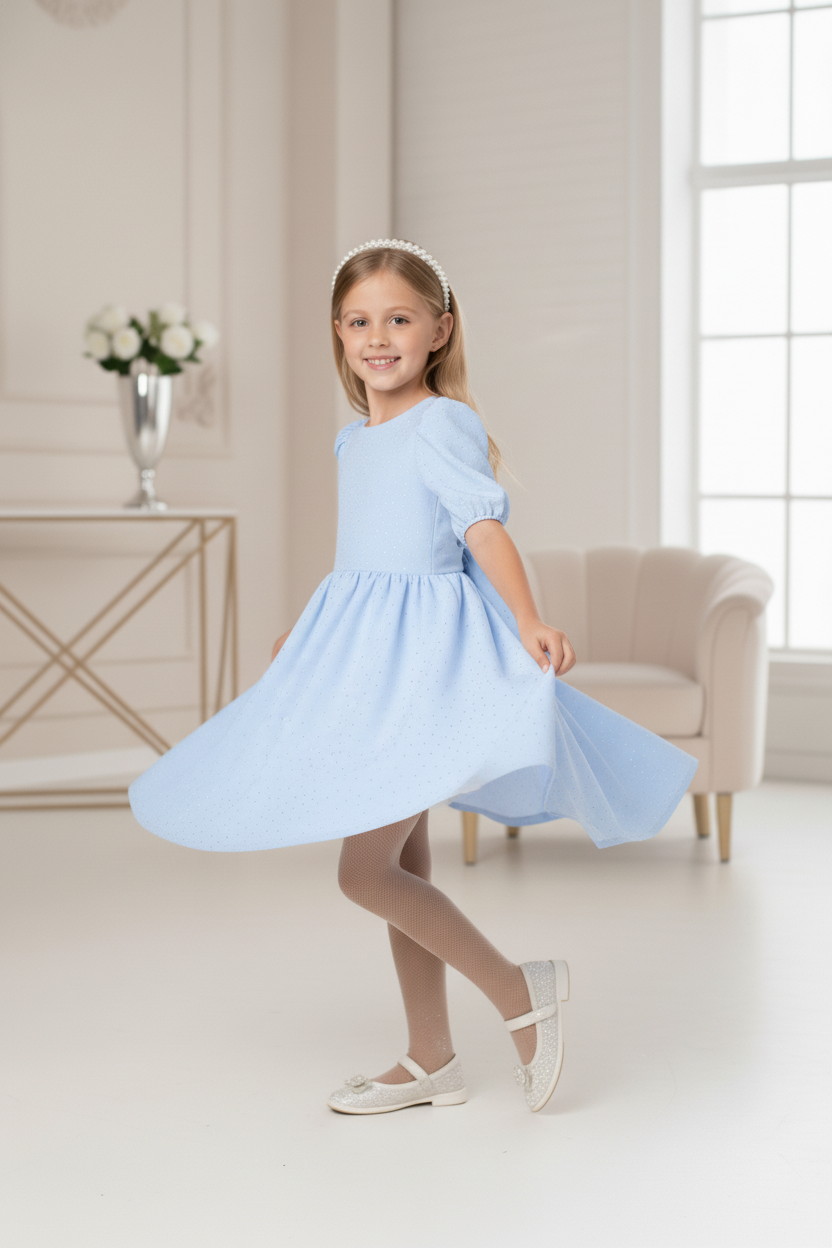 Платье нарядное на утренник со стразами — изображение 12