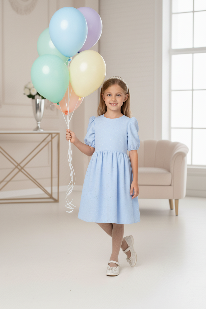 Платье нарядное на утренник со стразами — изображение 11